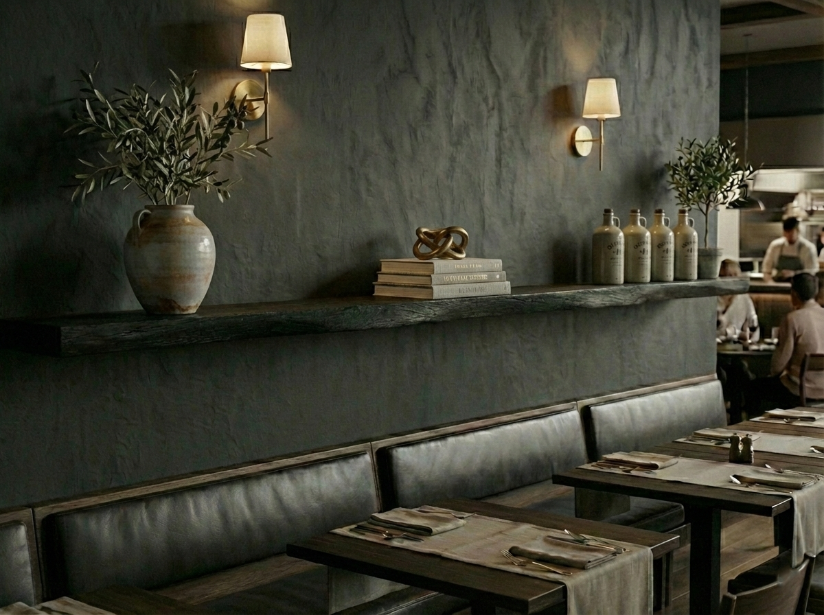 Black Oak Floating Shelves