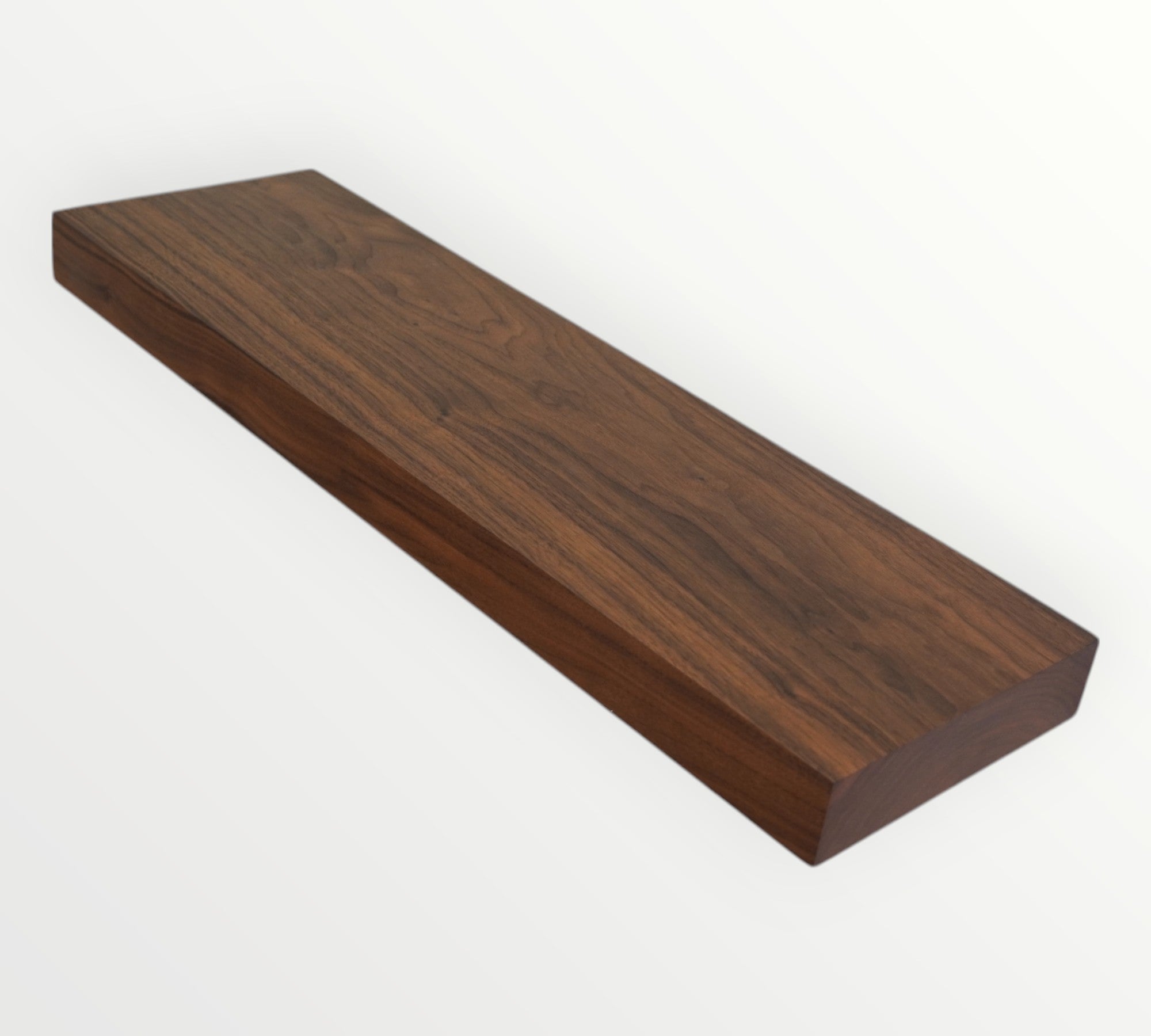 Walnut Hardwood Floating Shelf