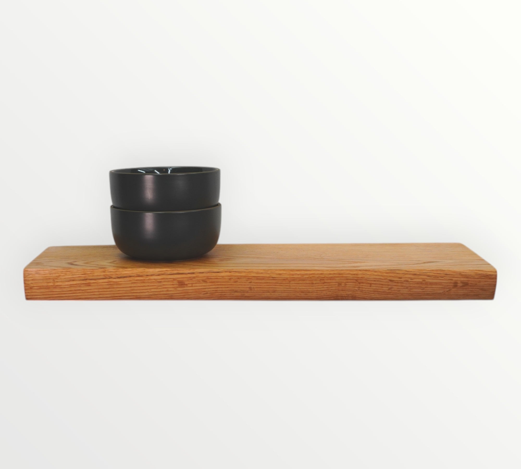 Red Oak Live Edge Hardwood Floating Shelf