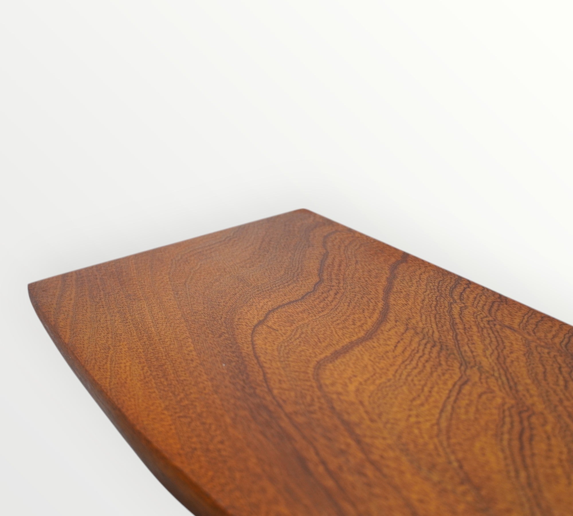 Mahogany Live Edge Hardwood Floating Shelf