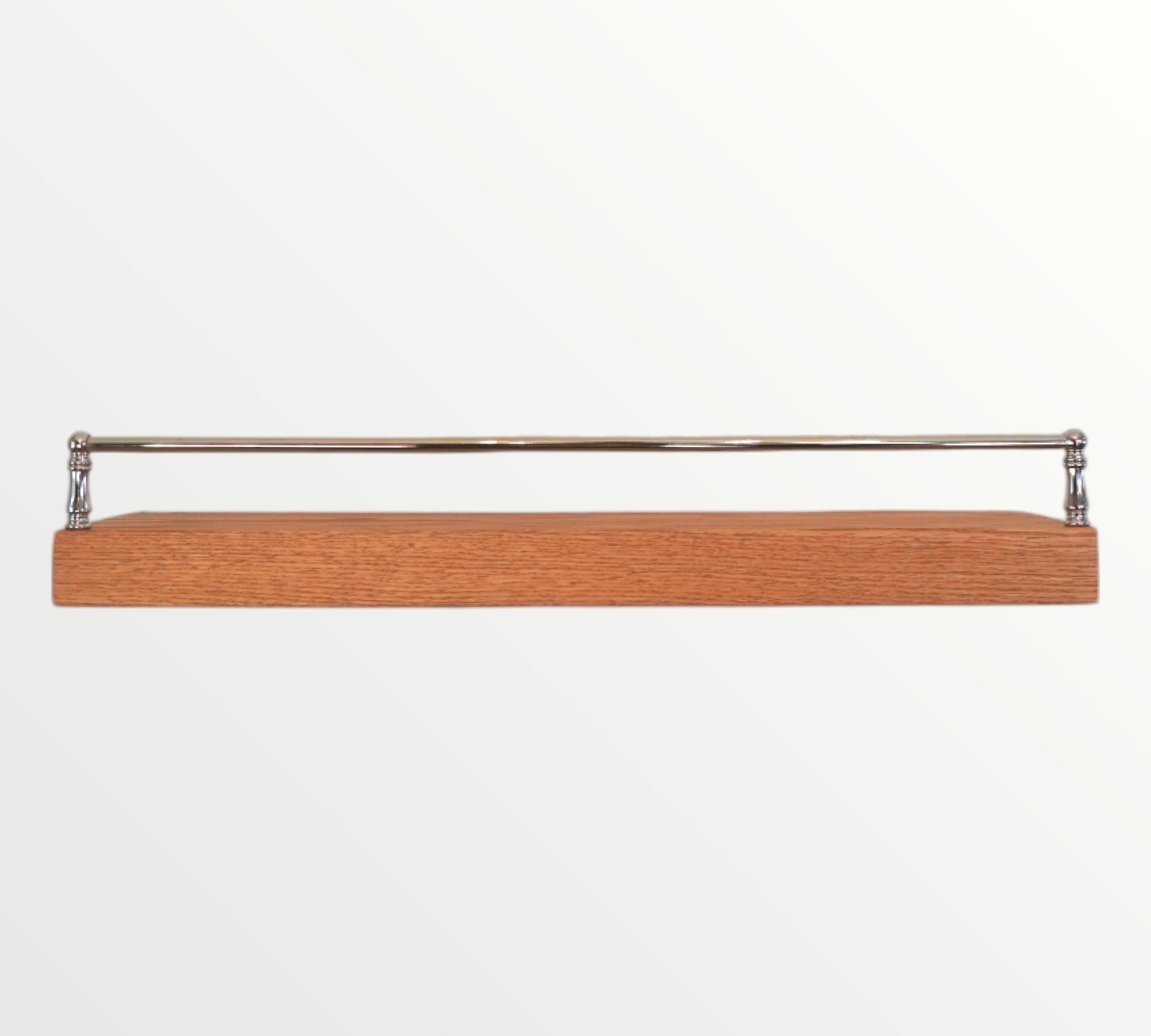 Red Oak Gallery Rail Floating Shelf