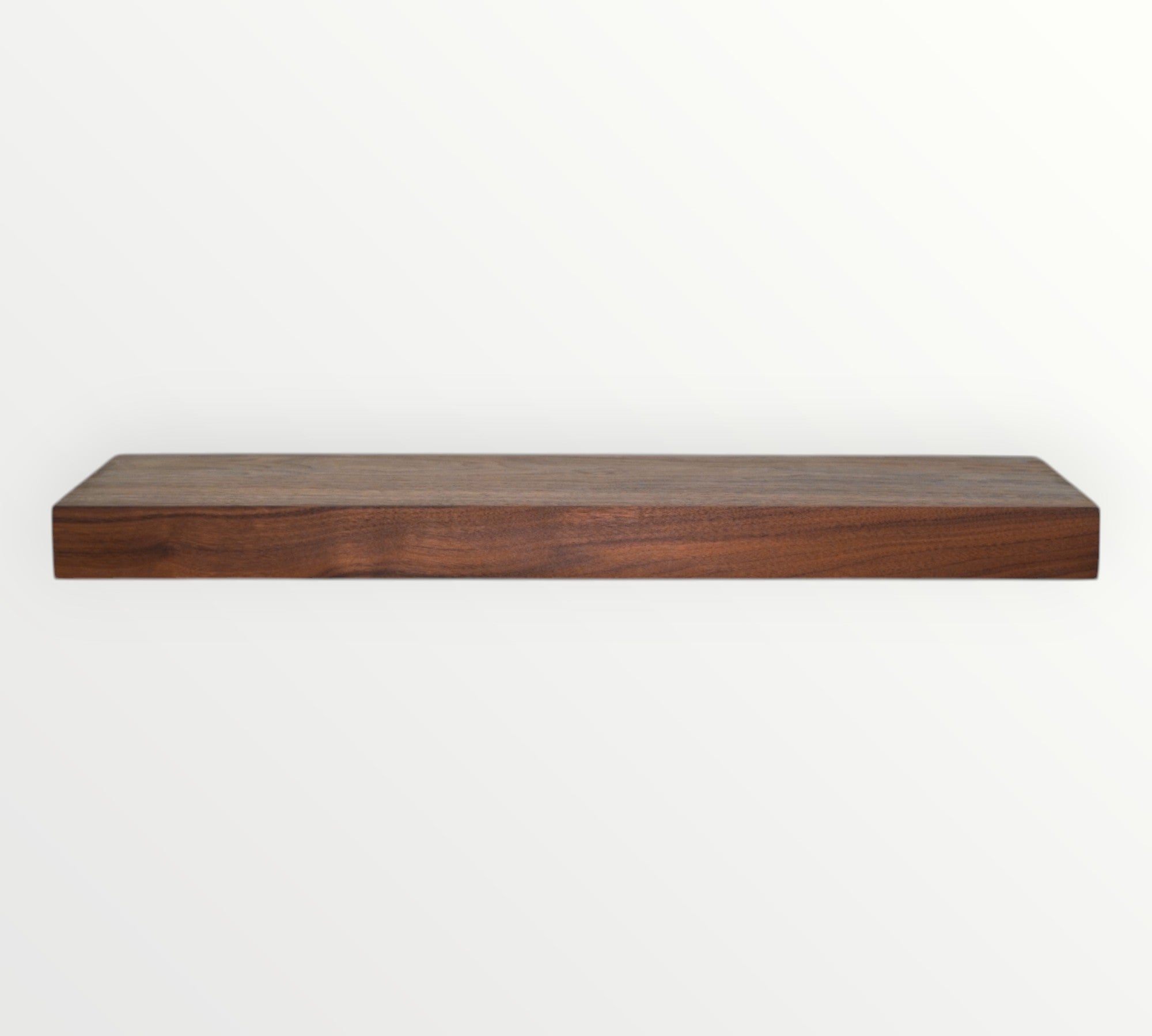 Walnut Hardwood Floating Shelf