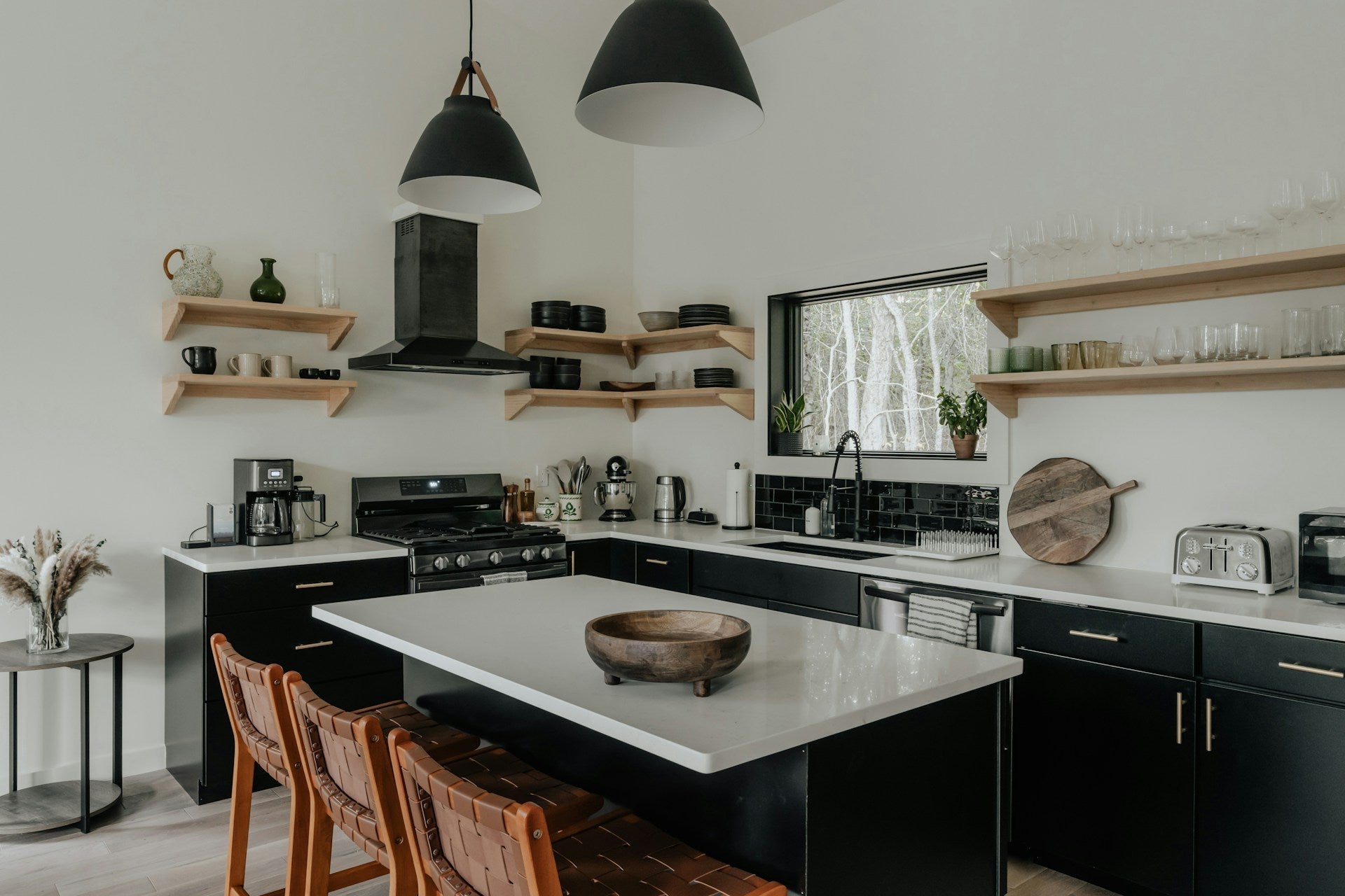 Designing Minimalist Wood Shelves for Modern Kitchens