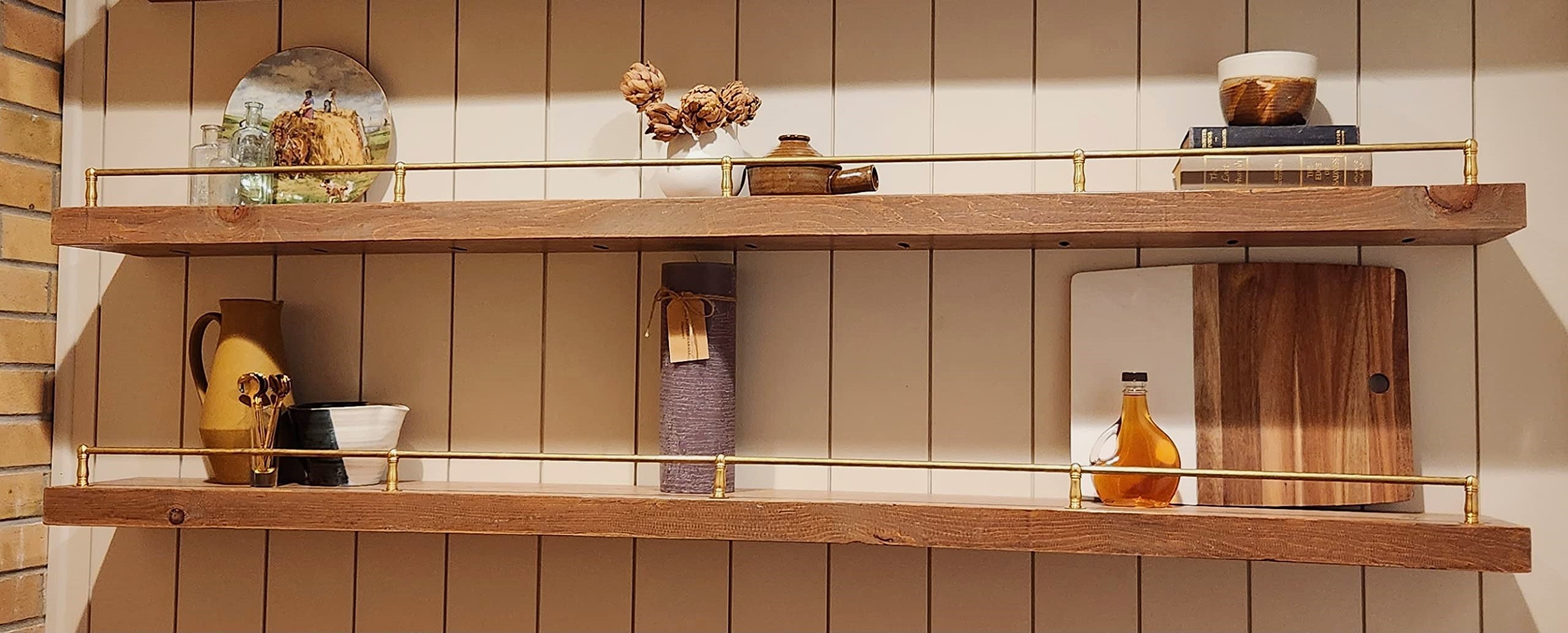 Kitchen Floating Shelves