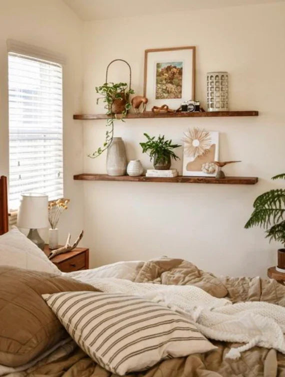 Office & Bedroom Floating Shelves