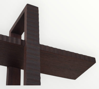 Kisma Nogal Adjustable Shelving Detail