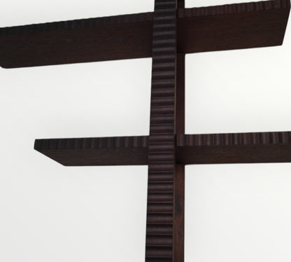 Kisma Nogal Adjustable Shelving three quarter detail