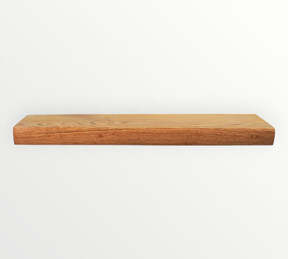 Red Oak Live Edge Hardwood Floating Shelf