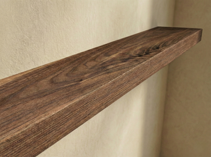 Solid Walnut Floating Shelf