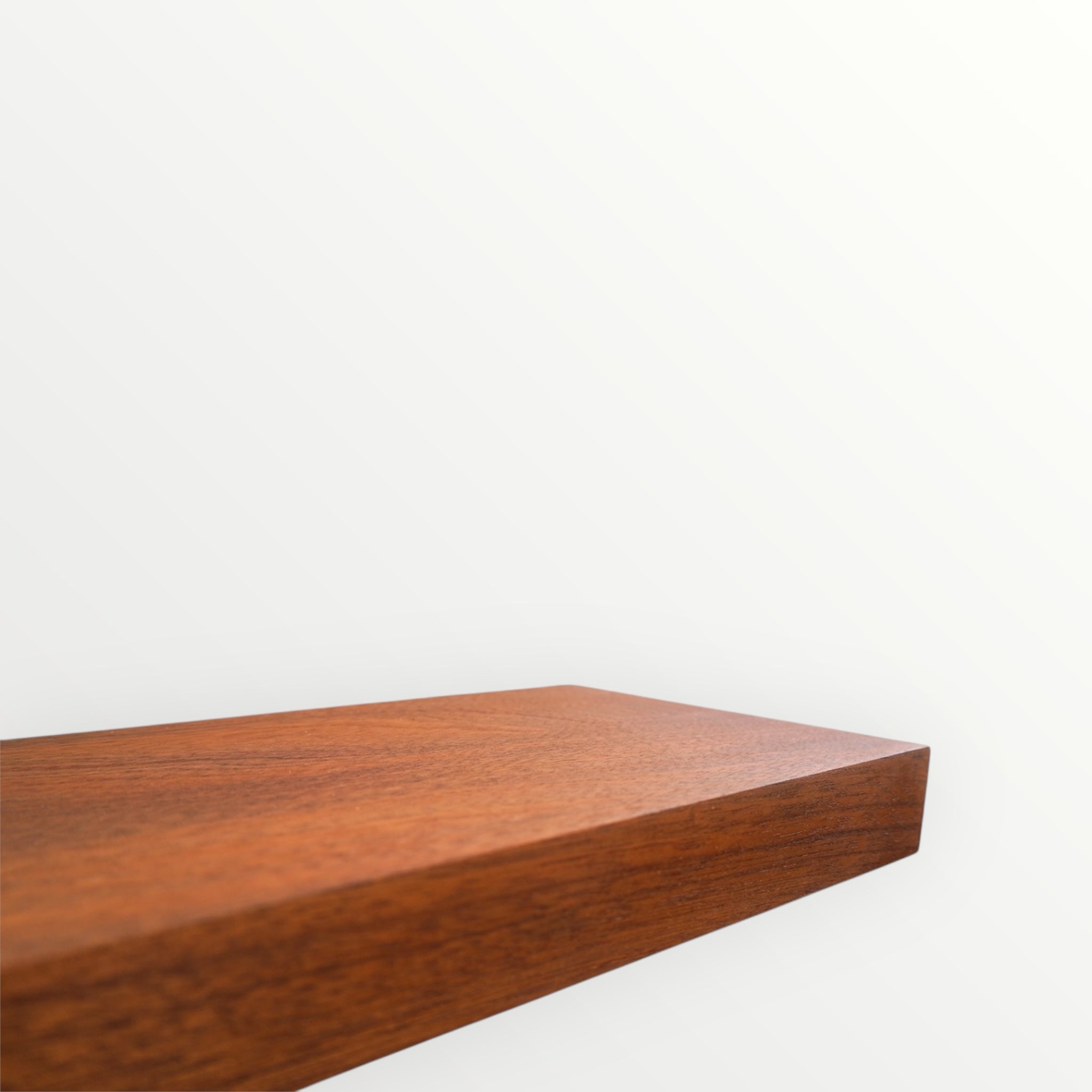 Mahogany Hardwood Floating Shelf - The Mortise & The Hare