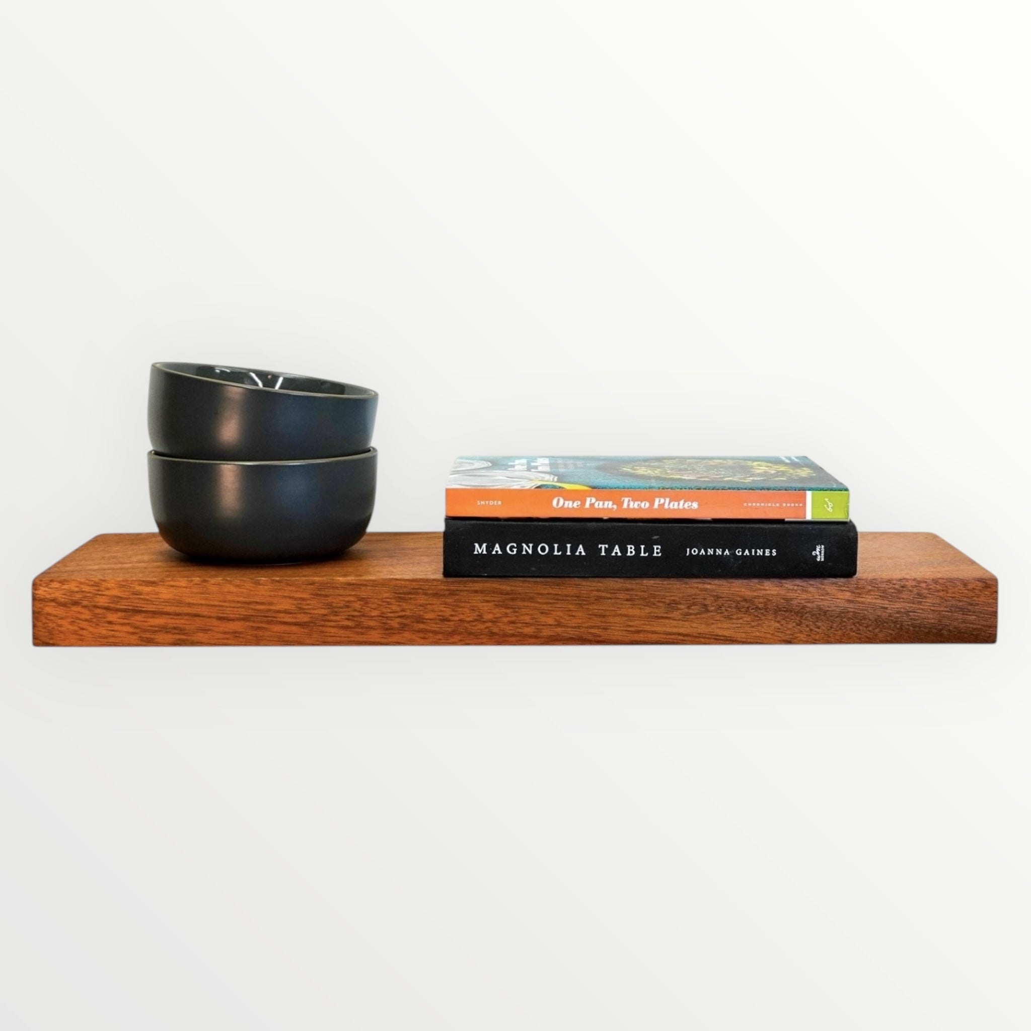 Mahogany Hardwood Floating Shelf - The Mortise & The Hare