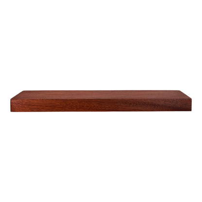 Mahogany Hardwood Floating Shelf - The Mortise & The Hare