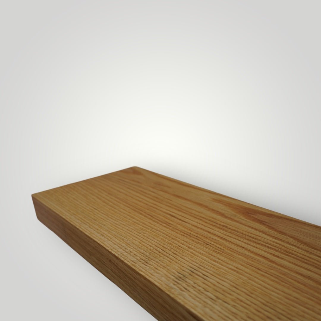 Red Oak Hardwood Floating Shelf - The Mortise & The Hare