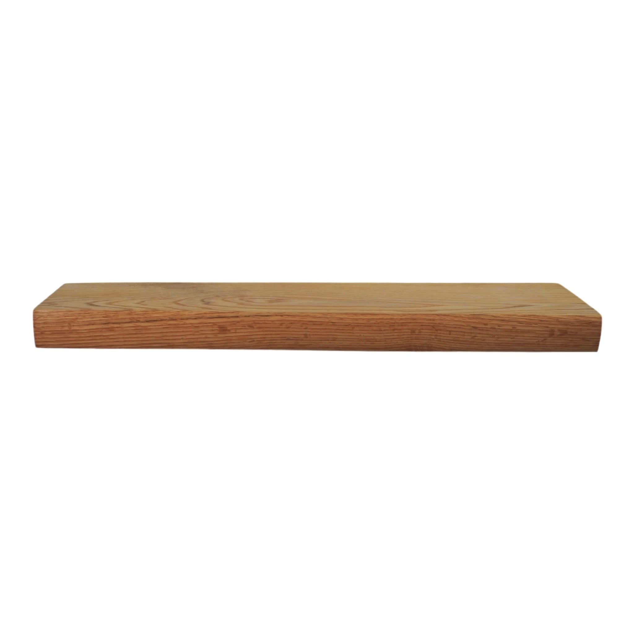 Red Oak Live Edge Hardwood Floating Shelf - The Mortise & The Hare