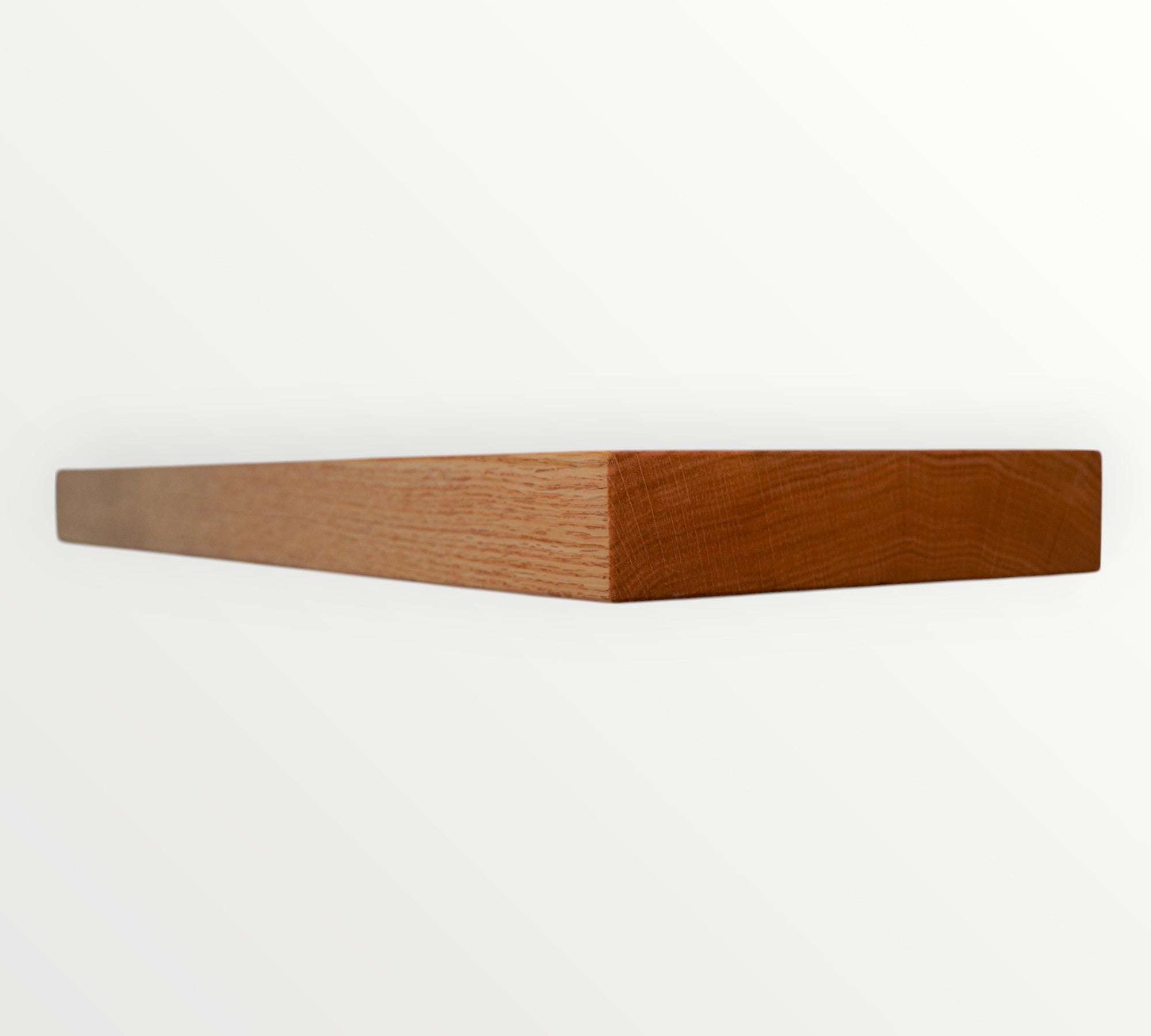 Red Oak Hardwood Floating Shelf