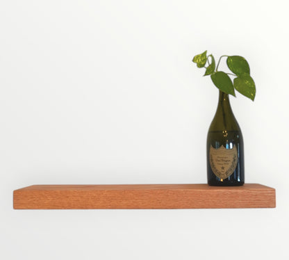 Red Oak Hardwood Floating Shelf
