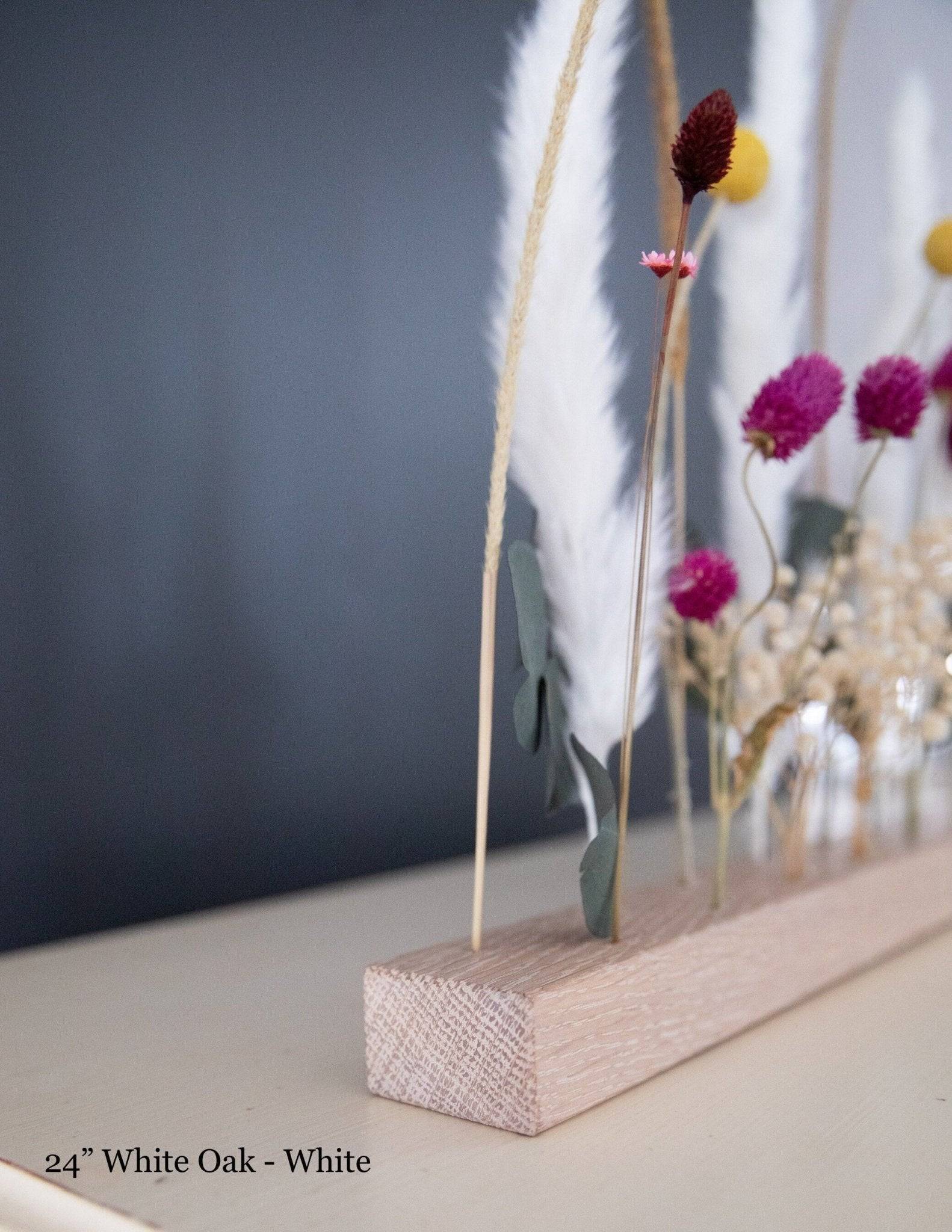 The BloomBar™ - White Oak Flower Bar - The Mortise & The Hare