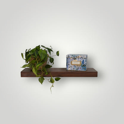 Walnut Floating Shelf - The Mortise & The Hare