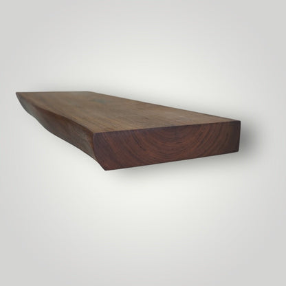 Walnut Floating Shelf - The Mortise & The Hare