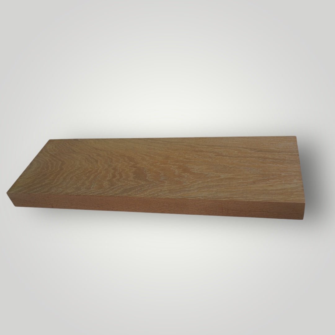 White Oak Hardwood Floating Shelf - The Mortise & The Hare