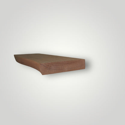 White Oak Live Edge Hardwood Floating Shelf - The Mortise & The Hare