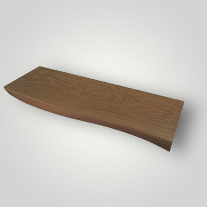 White Oak Live Edge Hardwood Floating Shelf - The Mortise & The Hare