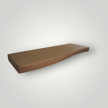 White Oak Live Edge Hardwood Floating Shelf - The Mortise & The Hare